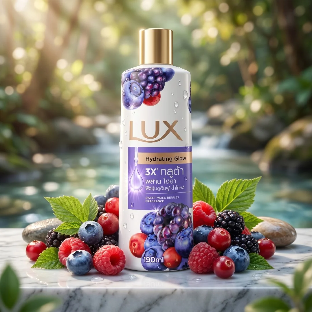 LUX 250ML BODYWASH MIXED BERRIES 